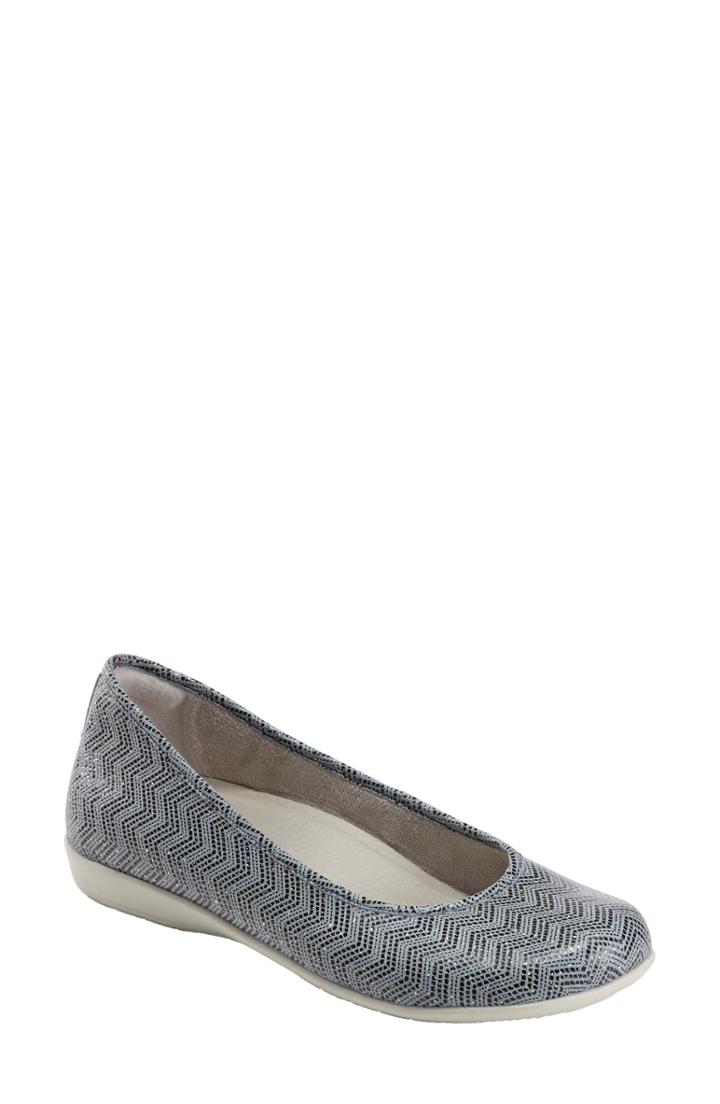 Women's Earth Astoria Flat M - Blue