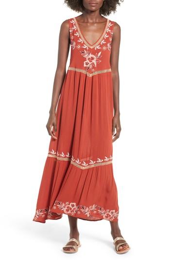 Women's Somedays Lovin Beauty & Wonder Maxi Dress - Red