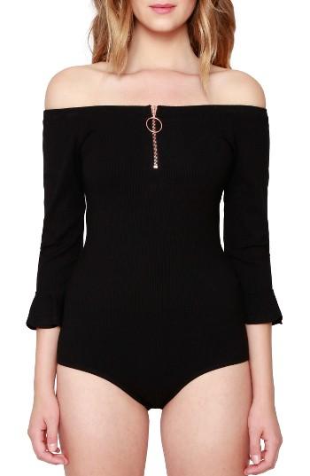 Women's Willow & Clay Off The Shoulder Bodysuit