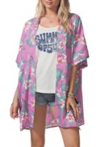 Women's Rip Curl Hot Shot Kimono - Purple