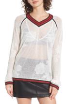 Women's Obey Fiend Floral Knit Sweater