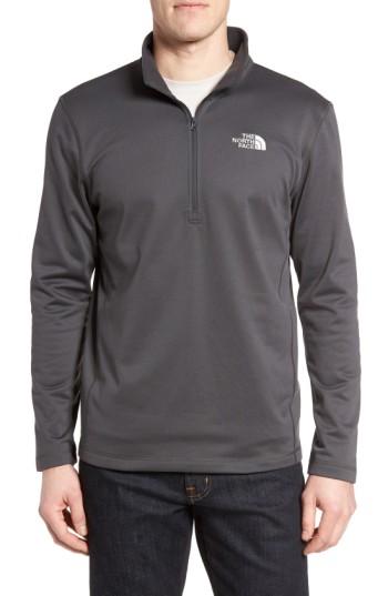 Men's The North Face Glacier Zip Pullover - Grey