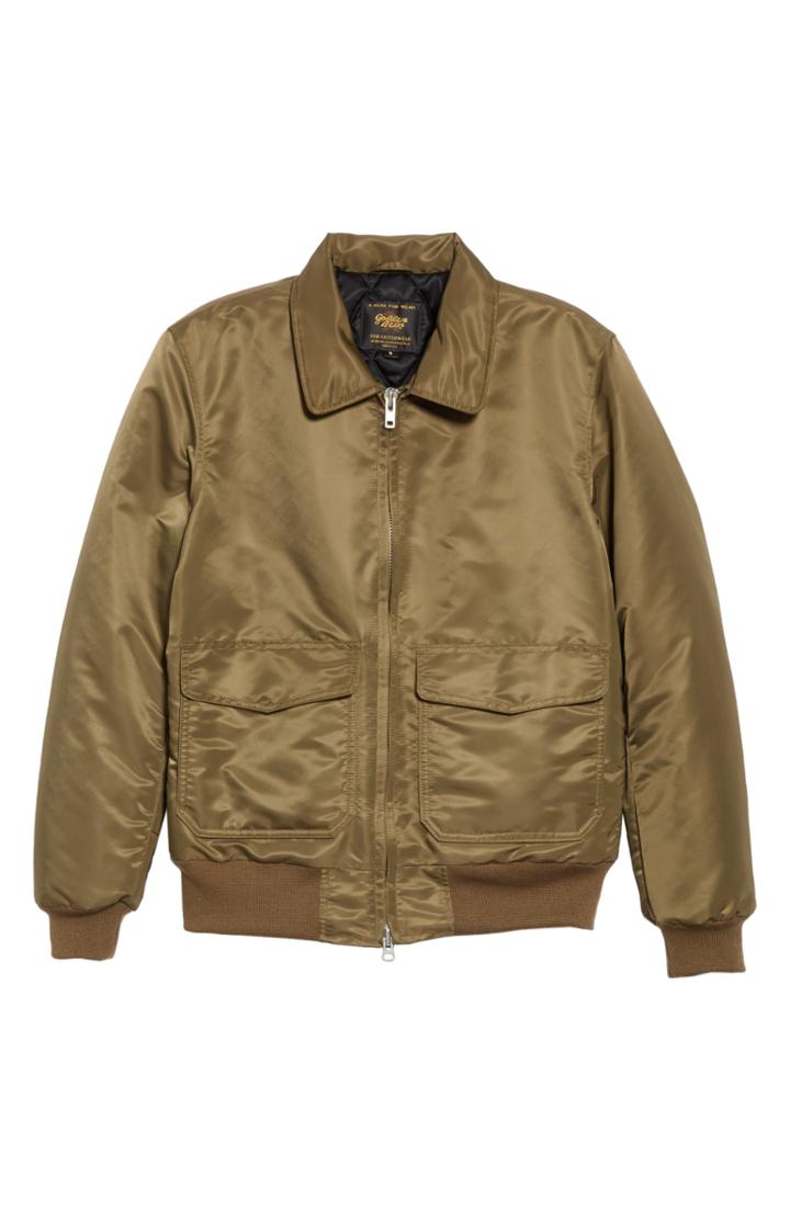 Men's Golden Bear Flight Jacket - Green