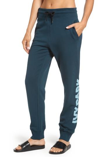 Women's Ivy Park Logo Jogger Pants, Size - Blue/green