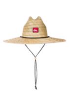 Men's Quiksilver Pierside Straw Outback Hat - Beige