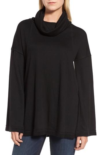Women's Caslon Cozy Knit Tunic - Black