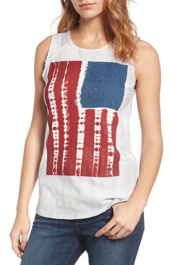 Women's Lucky Brand Tie Dye Flag Tank