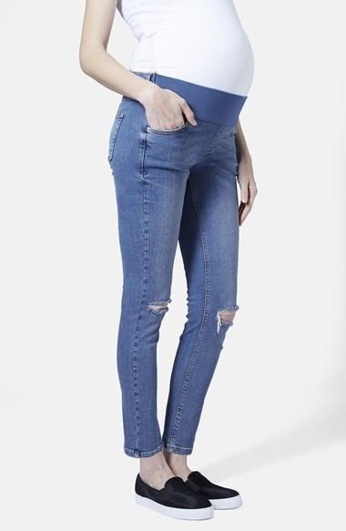 Topshop Moto 'jamie' Stretch Maternity Jeans