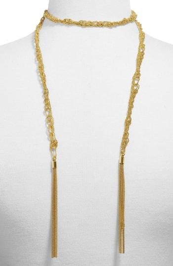 Women's Baublebar Laurena Tassel Lariat Necklace