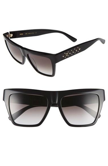 Women's Mcm 55mm Studded Navigator Sunglasses -