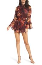 Women's Ali & Jay Getting All Your Love Romper - Burgundy