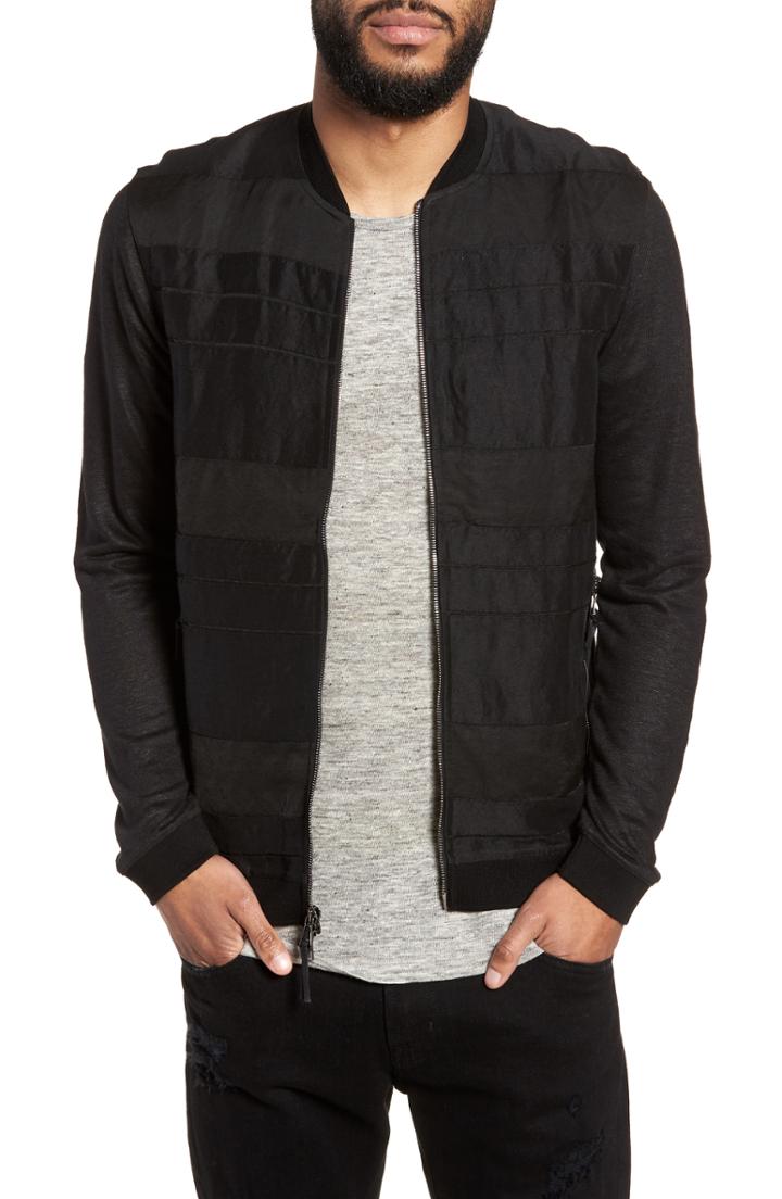 Men's John Varvatos X Nick Jonas Zip Front Jacket