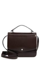 Elizabeth And James Eloise Genuine Calf Hair & Leather Shoulder Bag - Brown