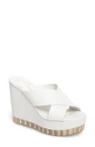 Women's Salvatore Ferragamo Nicosia Wedge .5 C - White