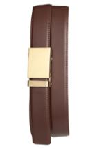 Men's Mission Belt 'gold' Leather Belt - Gold/ Chocolate