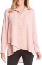 Women's Karen Kane Crossover Shirt - Pink