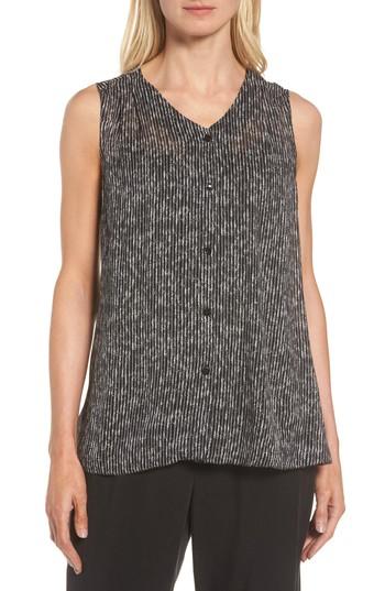 Women's Eileen Fisher Print Silk Tank