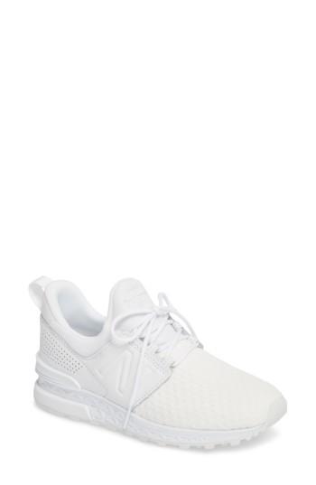 Women's New Balance 574 Sport Decon Fresh Foam Sneaker B - White