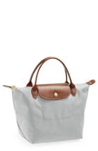 Longchamp 'mini Le Pliage' Handbag - Grey
