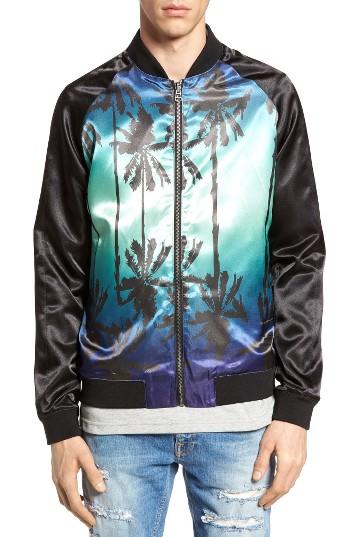 Men's The Rail Reversible Print Bomber Jacket