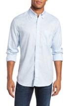 Men's Faherty Ventura Slim Fit Oxford Sport Shirt, Size - Blue