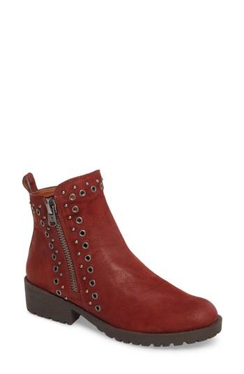 Women's Lucky Brand Hannie Embellished Bootie M - Brown