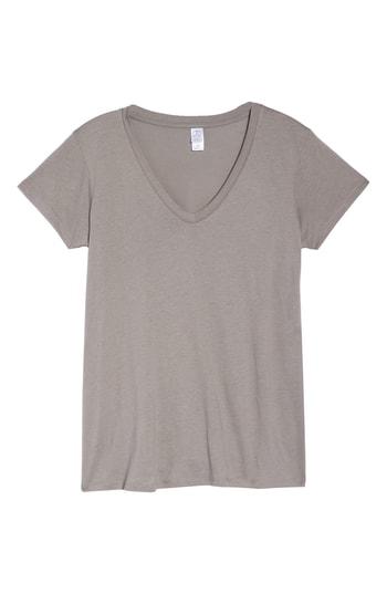 Women's Alternative Everyday V-neck Tee - Grey