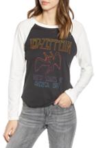 Women's Day By Daydreamer Led Zeppelin Raglan Tee - Grey