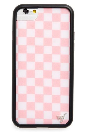 Wildflower Checkered Iphone 6/7/8 Case - Pink