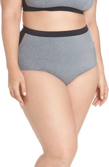 Women's Chromat Yoko High Waist Bikini Bottoms, Size - Grey