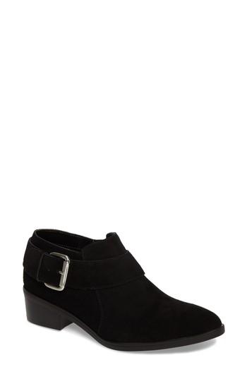 Women's Bella Vita Hadley Buckle Bootie M - Black