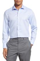 Men's Stantt Classic Fit Solid Dress Shirt - 33/34 (laguardia) - Blue