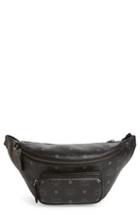 Men's Mcm Fursten Visetos Medium Belt Bag - Black