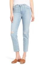 Women's Ag The Isabelle Crop Straight Leg Jeans - Blue