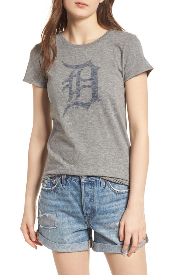 Women's '47 Detroit Tigers Fader Letter Tee