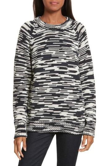 Women's Tory Burch Olivia Merino Wool Sweater - Blue
