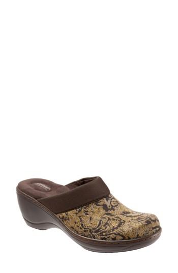 Women's Softwalk 'murietta' Clog .5 M - Brown