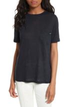 Women's Ted Baker London Harlaa Square Cut Linen Tee - Blue