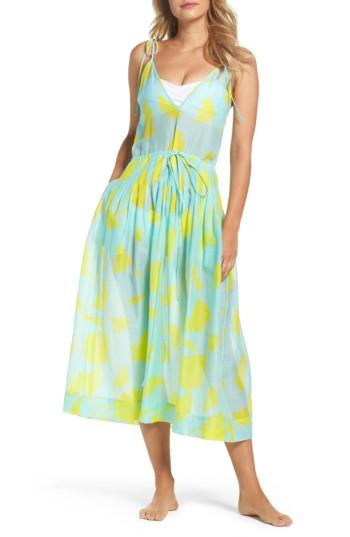 Women's Diane Von Furstenberg Cover-up Midi Dress - Blue