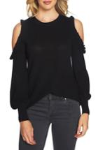 Women's 1.state Cold Shoulder Sweater - Black