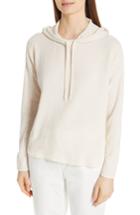 Women's Eileen Fisher Organic Cotton Hoodie, Size - White