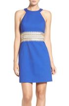Women's Lilly Pulitzer 'ashlyn' Lace Waist Cotton Sheath Dress