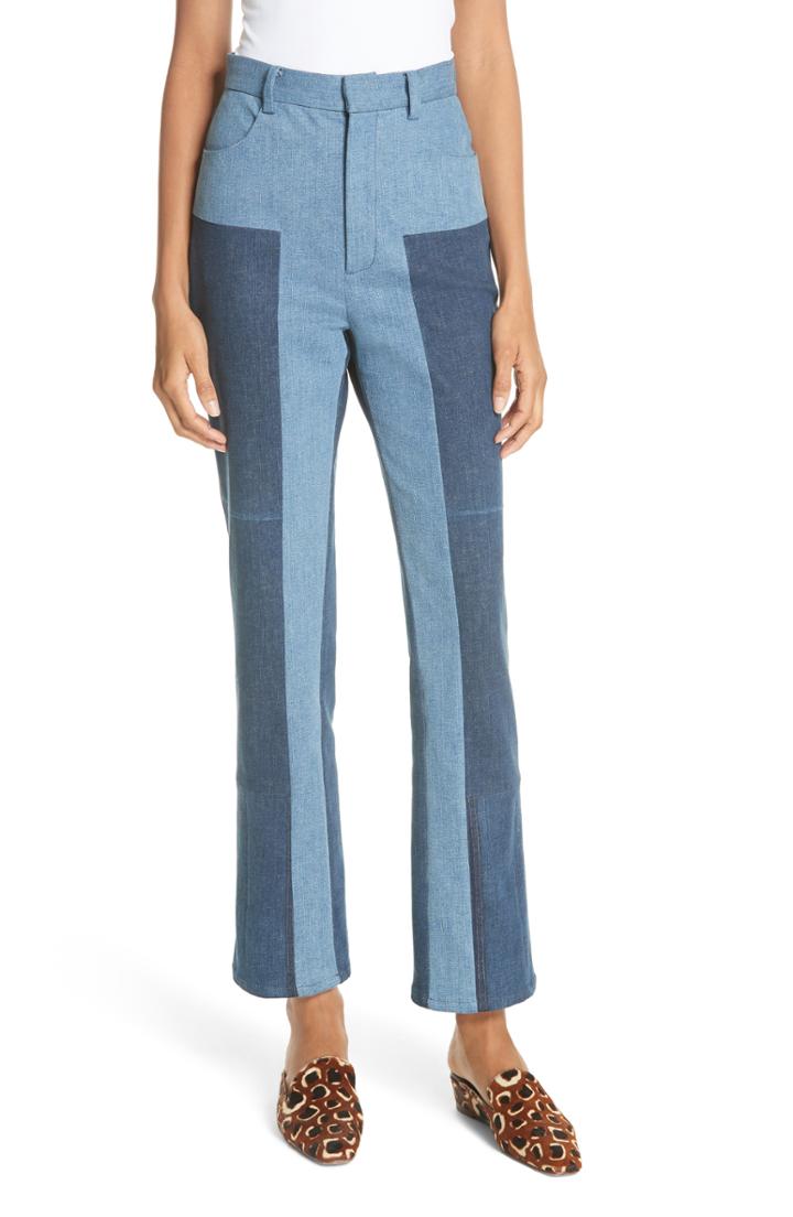 Women's Rachel Comey Bismark Two-tone Denim Pants