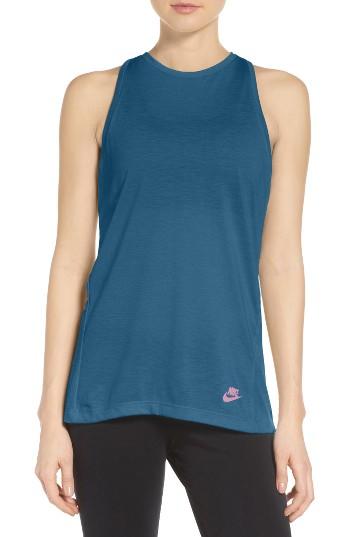 Women's Nike Essential Tank - Blue