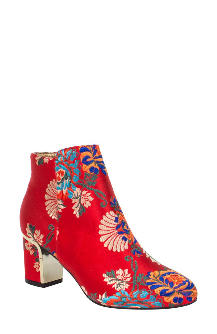 Women's J. Renee Tunatti Bootie .5 M - Red