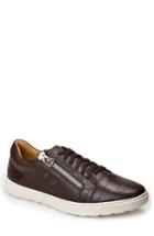 Men's Sandro Moscoloni Cassius Side Zip Sneaker .5 D - Brown