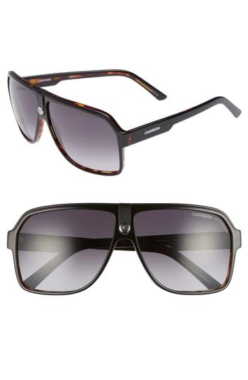 Men's Carrera 62mm Gradient Aviator Sunglasses - Black Havana