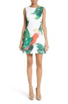 Women's Alice + Olivia Malin Stretch Cotton A-line Dress