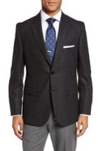 Men's Jb Britches Classic Fit Wool Blazer R - Grey