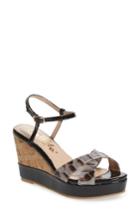 Women's Callisto Lottie Platform Wedge Sandal .5 M - Black